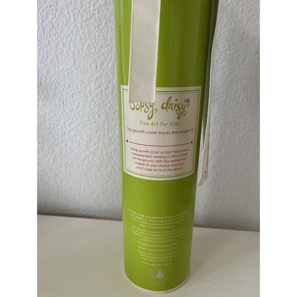 Oopsy Daisy Mermaid Canvas Growth Chart Wall Hanging - Picture 12 of 13